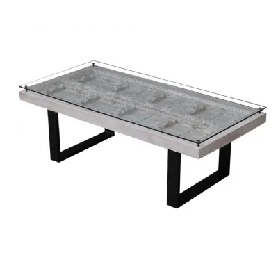 Coffee Table with Glass Top