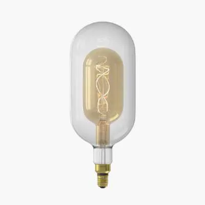 LED Clear and Amber Double Tube Organic E27 Bulb