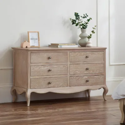 Camille 6 Drawer Wide Chest