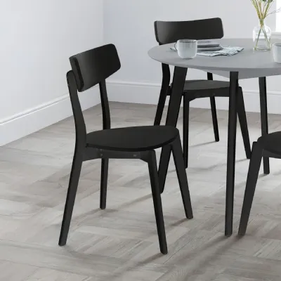 Set of 2 Casa Black Dining Chairs