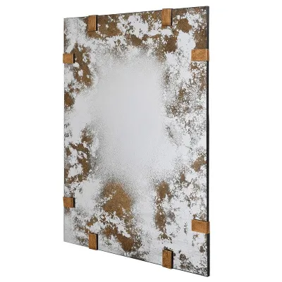 Distressed Gold Mirror