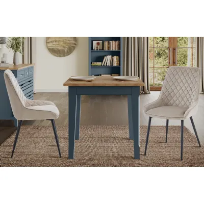 Signature Blue Square Dining Table