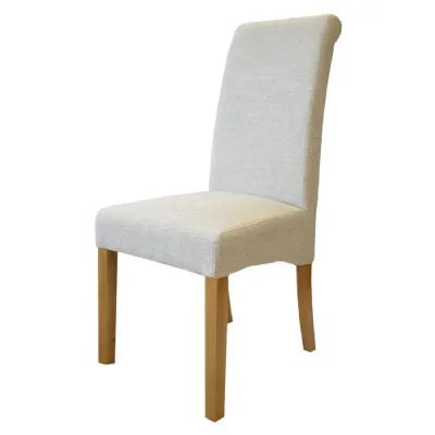 Naples Beige Chair (Oak legs)