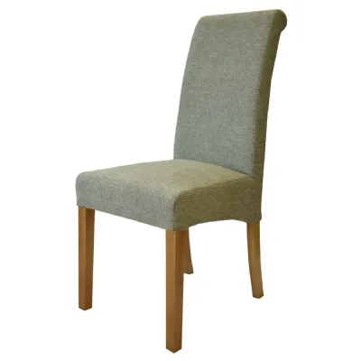 Naples Green Chair (Oak legs)