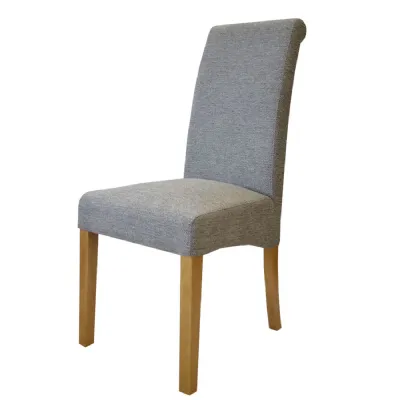 Naples Grey Chair (Oak legs)