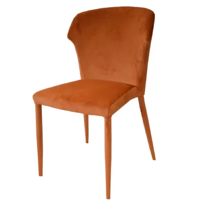 Osaka Velvet Orange Chair