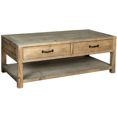 Coffee Table With 4 Drawers