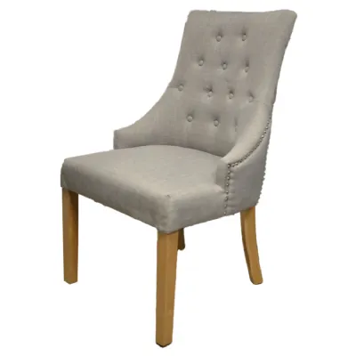 Windsor chair in GREY fabric