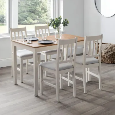 Set Of 2 Coxmoor Dining Chairs Ivory
