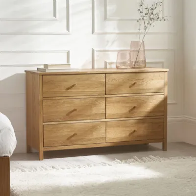 Coxmoor 6 Drawer Chest Oak
