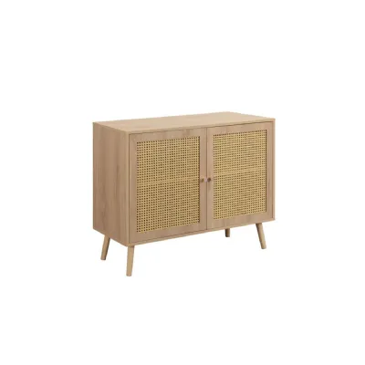 Croxley Rattan 2 Door Sideboard Oak