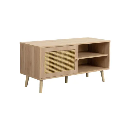 Croxley Rattan Small TV Unit Oak