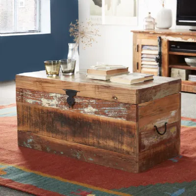 Indian Reclaimed Wood Blanket Box