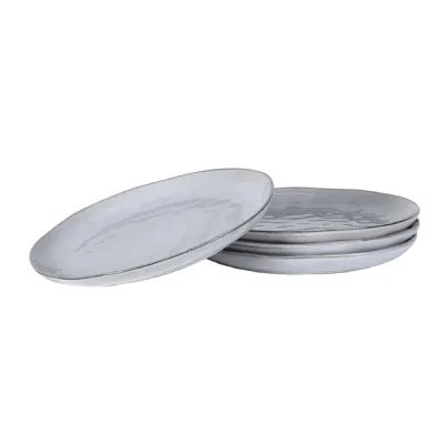 Set of 4 Flax Dinner Plates