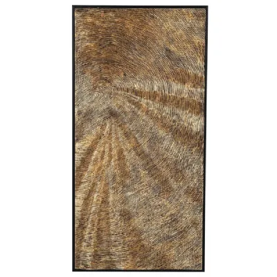 Gold Swirl Wall Art
