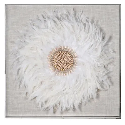 Feather Shell Boxed With Art