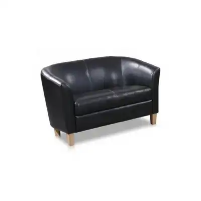 Crediton PU Faux Leather 2 Seater Tub Sofa