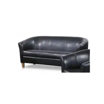 Crediton PU Faux Leather 3 Seater Tub Sofa