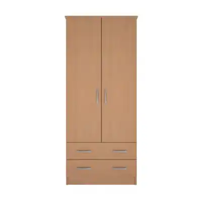 Classico Contract 2 Door, 2 Drawer Wardrobe