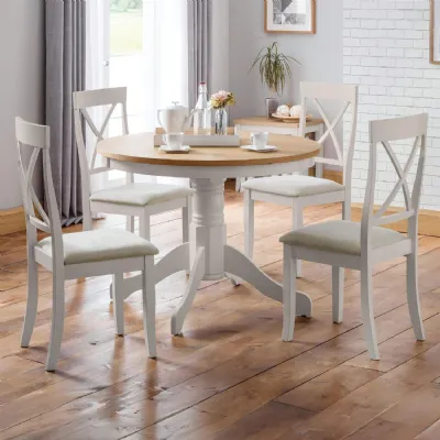 Set Of 2 Davenport Elephant Grey Dining Chairs