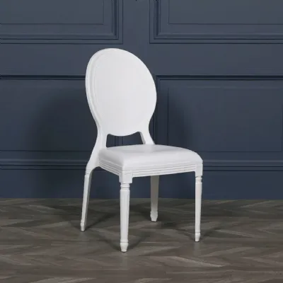 White Louis Chair
