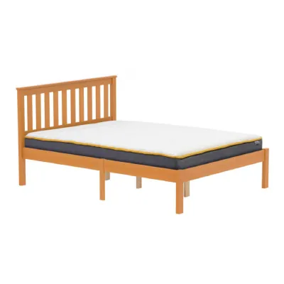 120cm Denver Low End Bed Pine