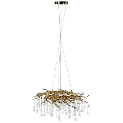 Small Droplet Branch Chandelier