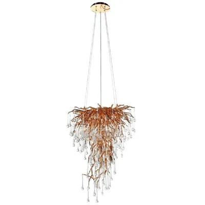 Tiered Droplet Chandelier