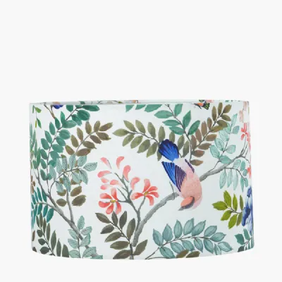 Porcelaine de Chine 16" Drum Shade Cobalt
