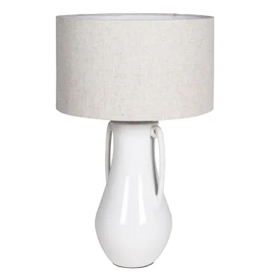 Sicilia Table Lamp with Linen Shade