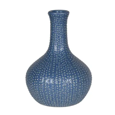 Blue Urchin Vase