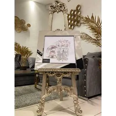 Dior Globe With Shoes Wall Art Mirror Frame 55X55Cm