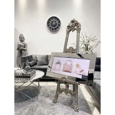 Dior Pink Perfume Bag Shoes Wall Art Mirror Frame