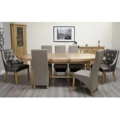 Deluxe Super Oval Extending Table 2100+(2x400)