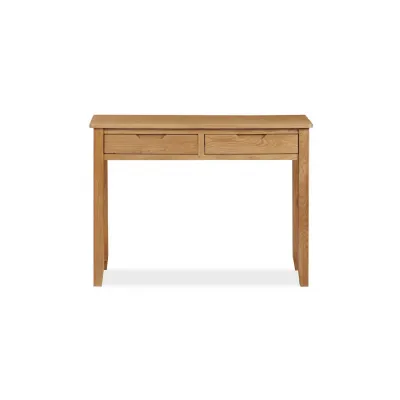 Modern Natural Oak 2 Drawer Dressing Table