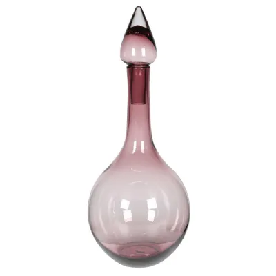Large 'Empoli Style' Violet Bottle