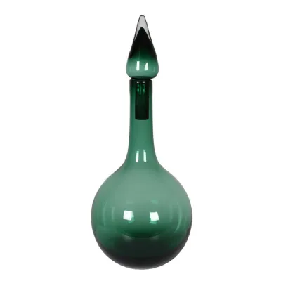 Small 'Empoli Style' Emerald Bottle
