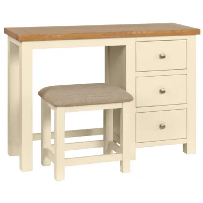 Dressing Table Plus Stool (IVORY)