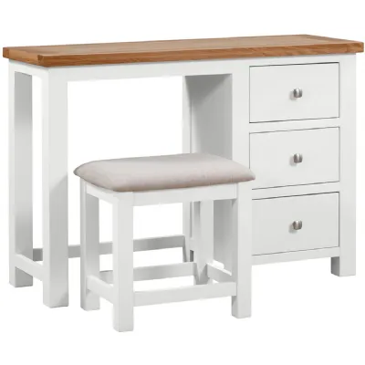 Dressing Table Plus Stool (DPT022 WHITE)