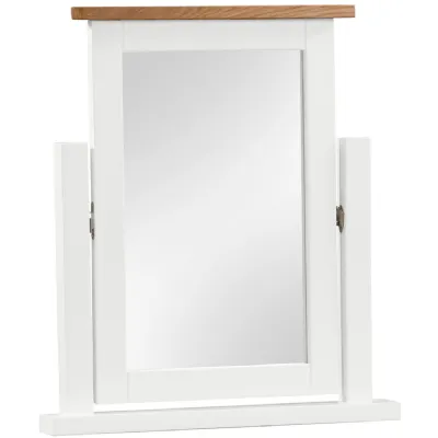 Single Vanity Mirror (DPT023 WHITE)