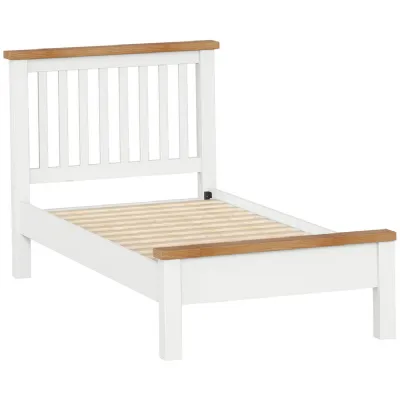 3' Slatted Bed with Top Cap (DPT044 WHITE)