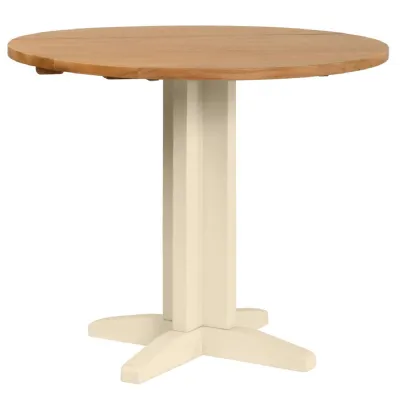 Drop Leaf Dining Table (IVORY)