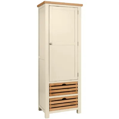 Single Larder Cupboard (IVORY)