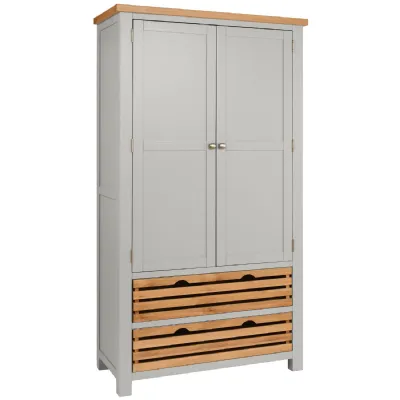 Double Larder Cupboard (DPT138 MOON GREY)