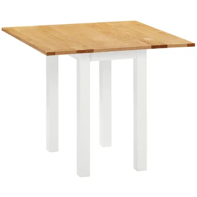 Square Drop Leaf Table (DPT144 WHITE)