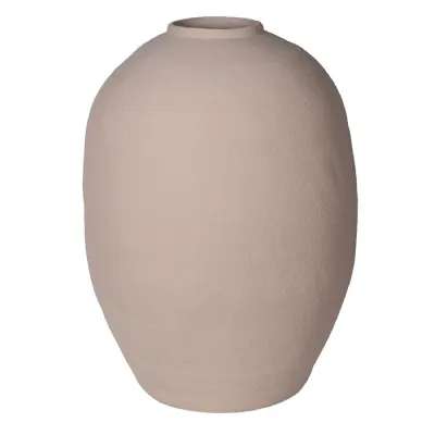 Tall Textured Almond Vase