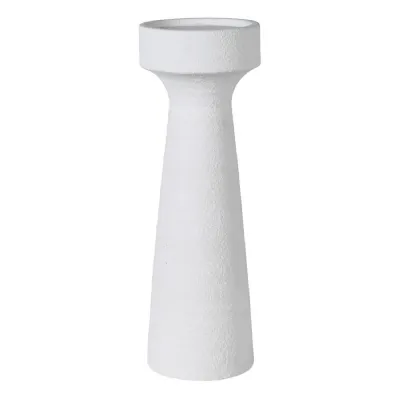 Large Plaster Effect Candle Holder