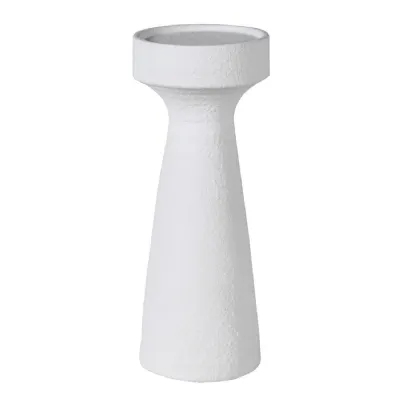 Small Plaster Effect Candle Holder