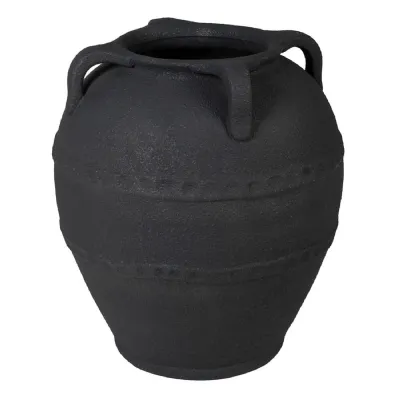 Black Terracotta Vase