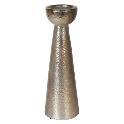 Small Gold Pyramid Candle Holder